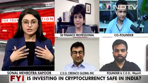 NDTV Bitcoin with Sidharth sogani