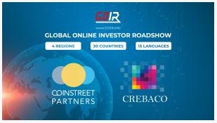 CREBACO Global gets into partnership with Coinstreet Partners, Hong Kong