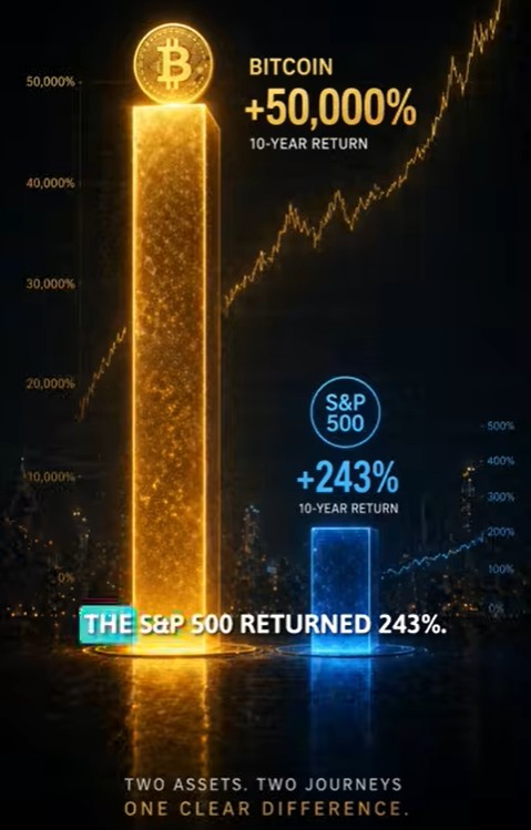 Bitcoin vs S&P 500: Why Most Investors Still Lose (Part 1)