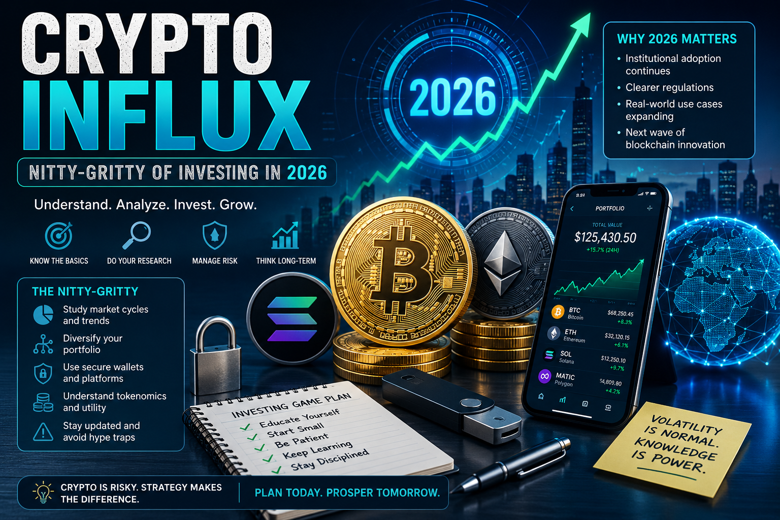Crypto Influx: Nitty-gritty of Investing in 2026