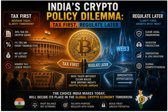 India's Crypto Policy Dilemma: Tax First, Regulate Later