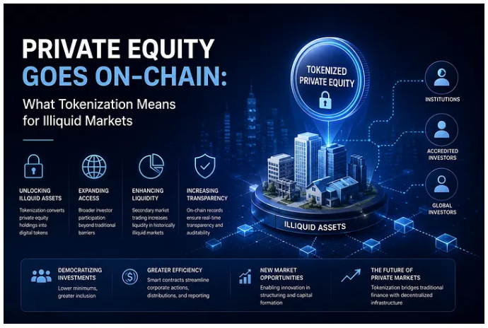 Private Equity Goes On-Chain: What Tokenization Means for Illiquid Markets