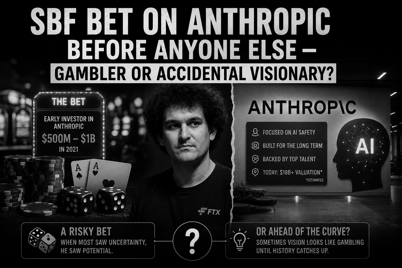 SBF Bet on Anthropic Before Anyone Else — Gambler or Accidental Visionary?