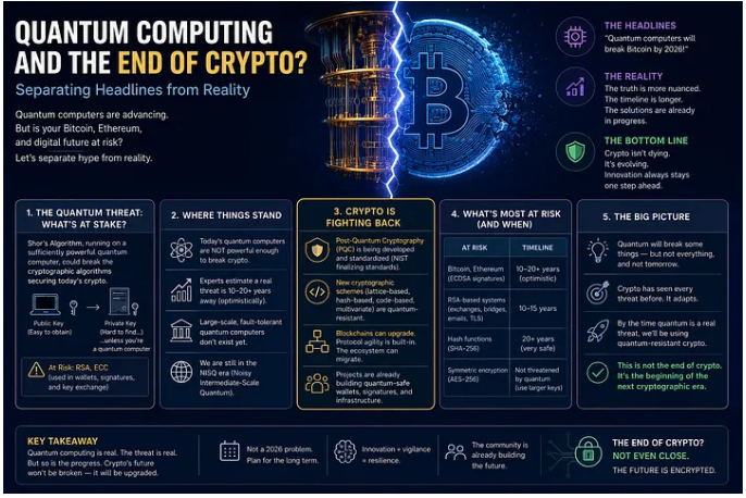Quantum Computing and the End of Crypto? Separating Headlines from Reality