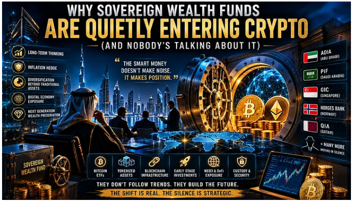 Why Sovereign Wealth Funds Are Quietly Entering Crypto (and Nobody’s Talking About It)