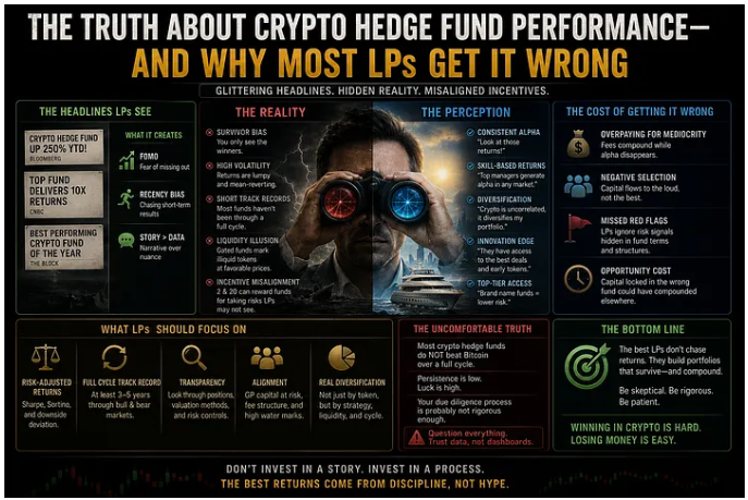 The Truth About Crypto Hedge Fund Performance — And Why Most LPs Get It Wrong