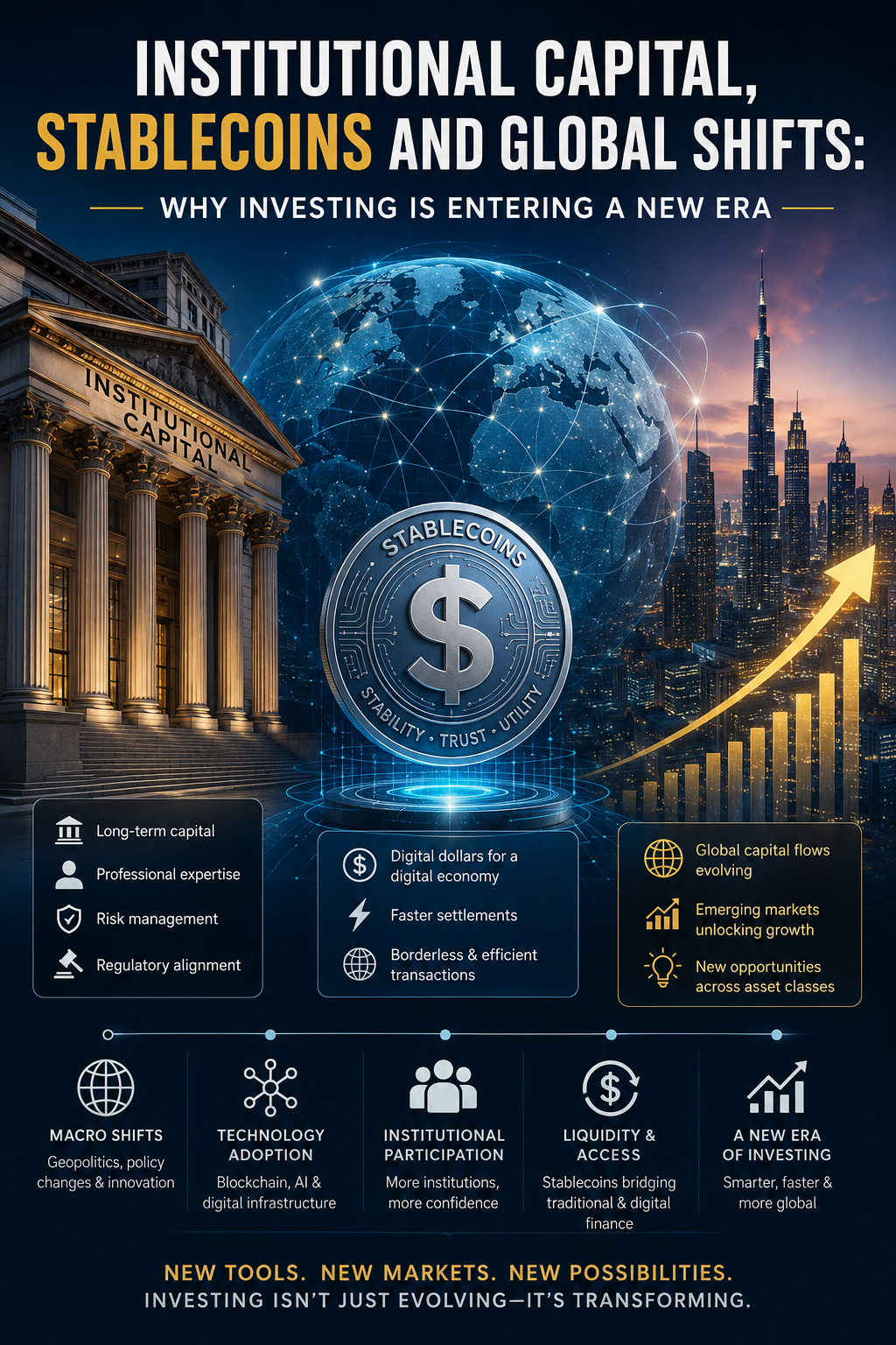 Institutional Capital, Stablecoins and Global Shifts: Why Investing is Entering a New Era